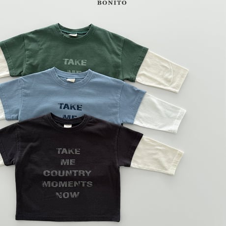 bonito/91. half t rayerd T-shirt JS-JM