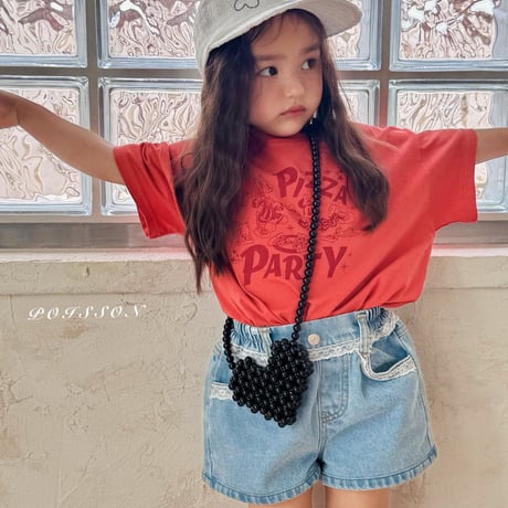 poisson/7. miky pizza T-shirt S-XL