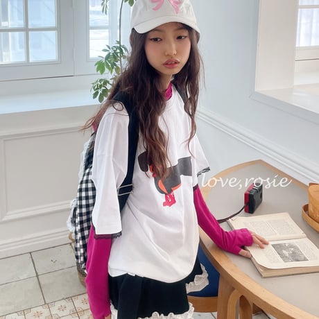 loverosie/66. warmer tee hood ADULT