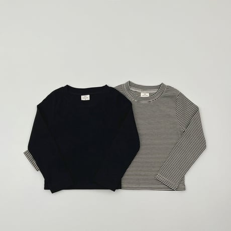 haroharo/3. 1+1) slim golgi T-shirt S-XL