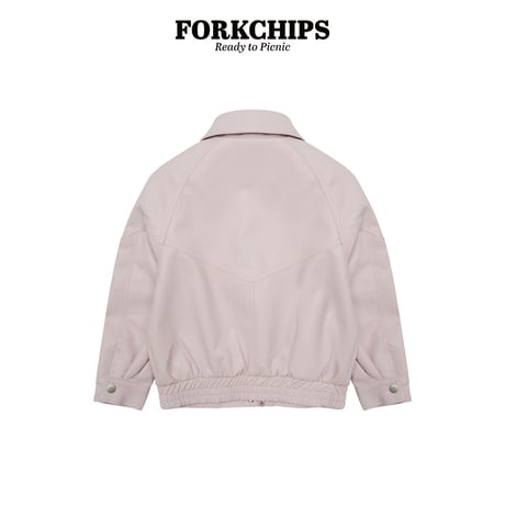 forkchips/82. ledder jacket M-XL