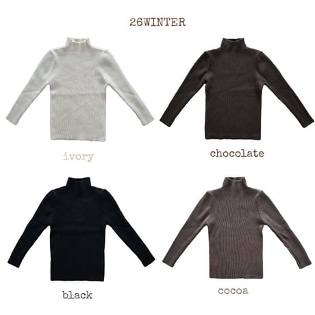 bymimi/2. knit t pollar S-2XL