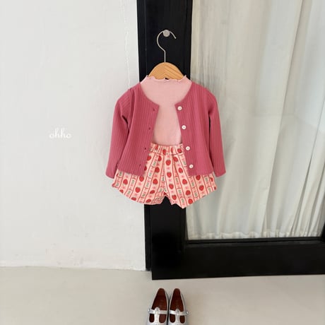 ohho/10. strawberry Good half pants S-2XL