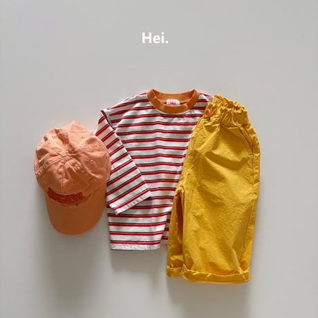 hei/2. two color dangara T-shirt XS-XL