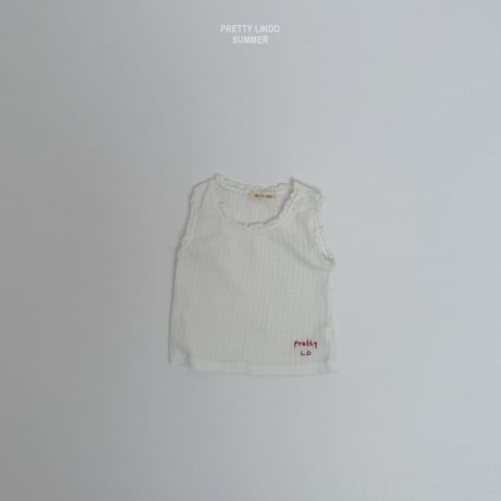 lindo/38. lace T sleeveless XS-XL