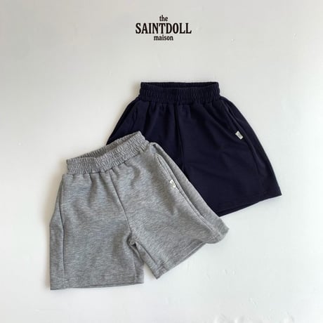 saintdoll/170. side pleated half pants S-XL