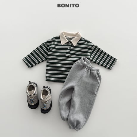 bonito/43. st choco collar T-shirt 12M-XL