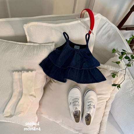 secondmoment/71. denim kangkang blouse JS-JL