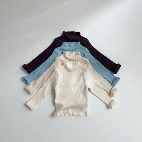 digreen/31. Taupe Turtle-neck Tee S-2XL