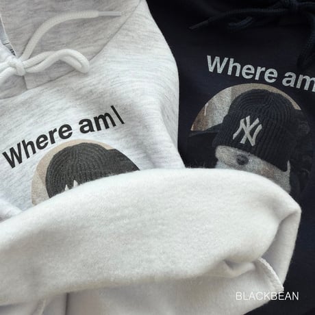 blackbean/43. beanie hood T-shirt S-XL