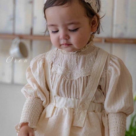oren/1. bebe ) Riel lace skirt bloomer BEBE_S-BEBE_M