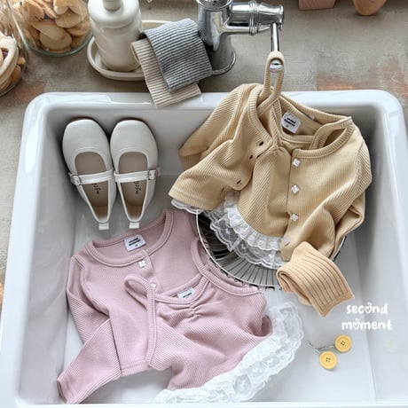 secondmoment/46. smoothy set cardigan XS-XL