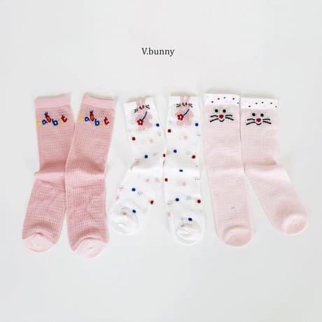vbunny/42. soft rabbit socks set FREE