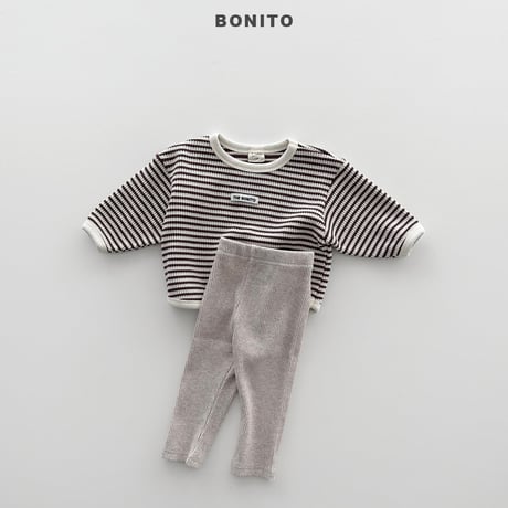 bonito/124. waffle set leggings 6M-18M