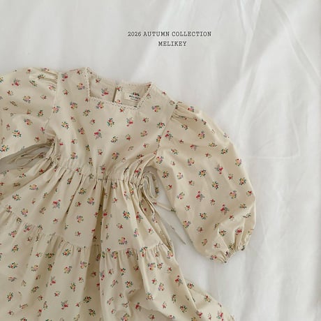 melikey/110. vintage flower one-piece JS-JM