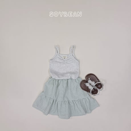 soybean/91. plan sleeveless set skirt XS-XL