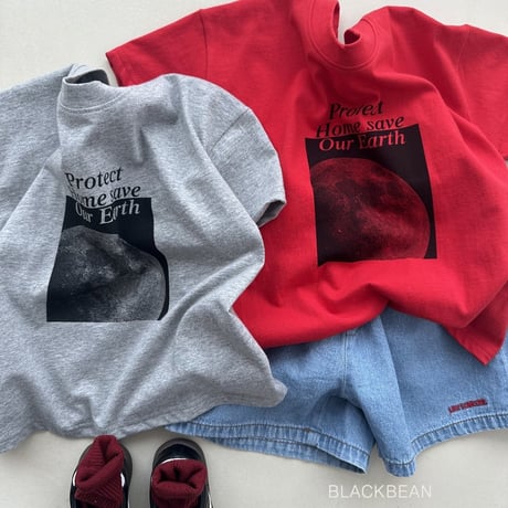 blackbean/40. space T-shirt S-XL
