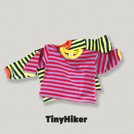 tinyhiker/11. fre stripe T-shirt XS-XL