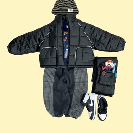 middlename/58. check two color jogger pants JS-JM