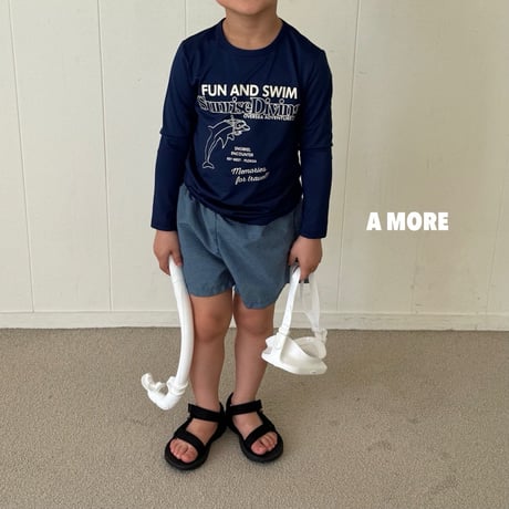 amore/54. whale swim T-shirt JS-JM