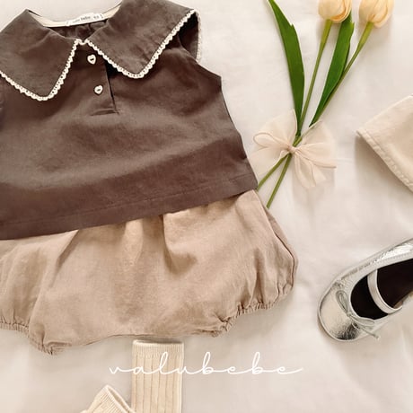 valubebe/55. big collar blouse 6M-S