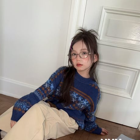 dadada/10. very blue knit JS-JL
