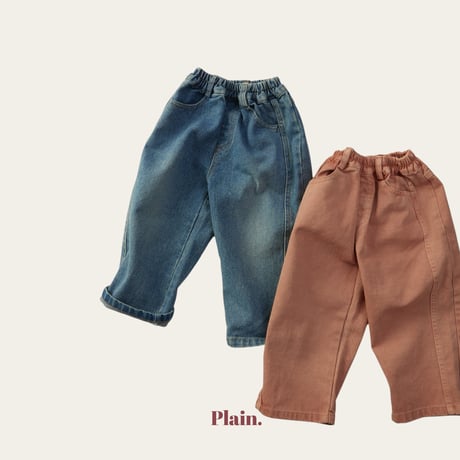 plain/14. plain section denim XS-XL
