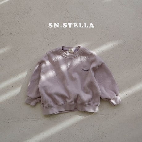 snstella/15. opin waffle man-to-man XS-XL
