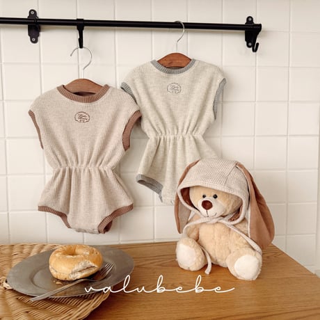 valubebe/12. cropple two color suit 6M-18M