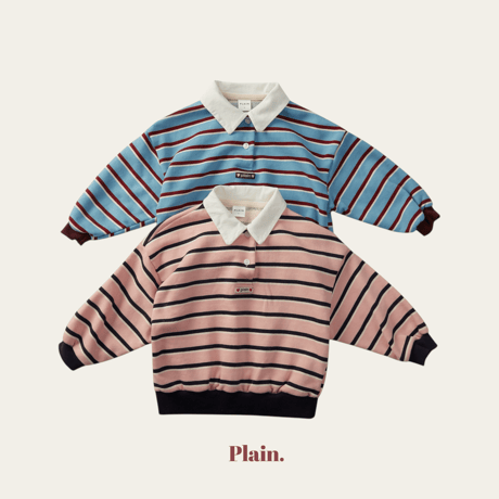 plain/27. plain collar man-to-man XS-XL