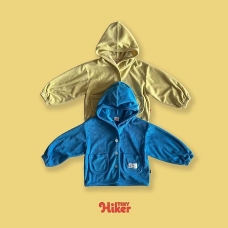 tinyhiker/43. terry hood cardigan XS-XL