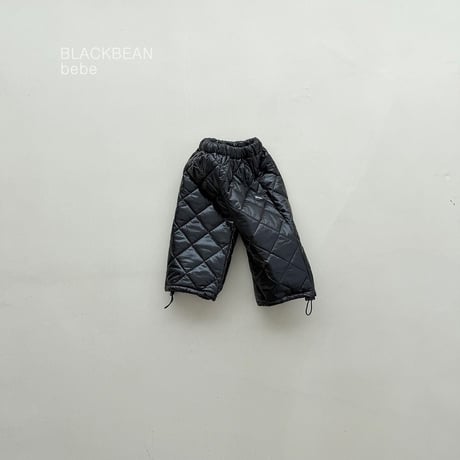 blackbean/19. north padding bebe pants S-M