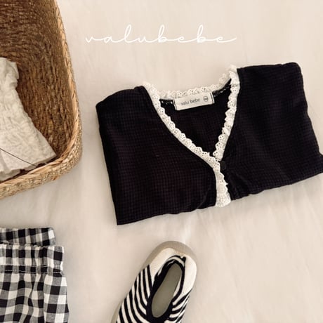 valubebe/86. embo lace cardigan 6M-S