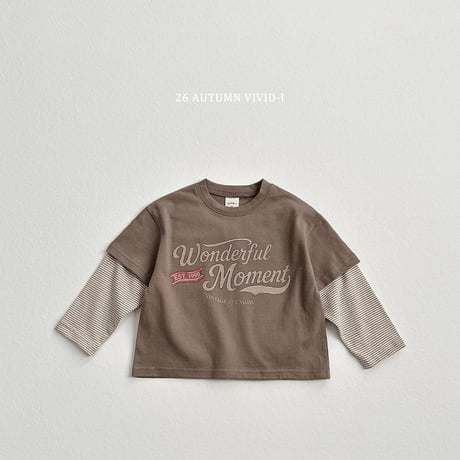vividi/86. wonder double T-shirt JS-JM