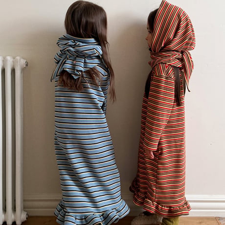 ellymolly/55. fleece fril long one-piece 13-15