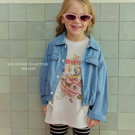 melikey/80. hooda denim shirt JS-JM