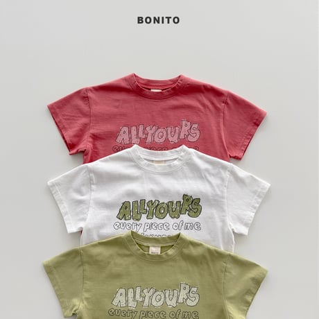 bonito/51. all yours drawing tee? JS-JM
