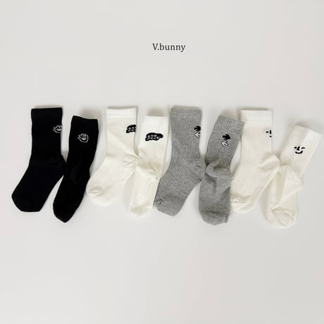 vbunny/10. arrow socks set M(130-150)-XL(180-210)