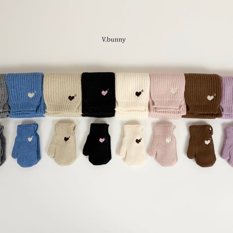 vbunny/63. heart embroidery glove FREE