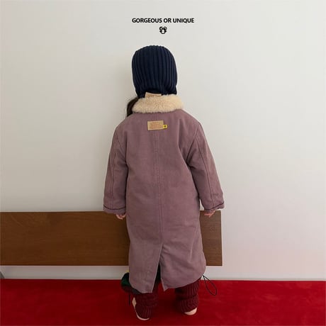 gou/114. osyare long coat JS(8-9Y)-JL(10-11Y)
