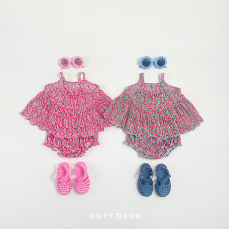 oottbebe/63. daisy plitch set bloomer S(0-6M)-M(6-12M)