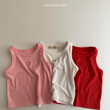 yellowfactory/24. Heart Zoom Sleeveless XS-XL