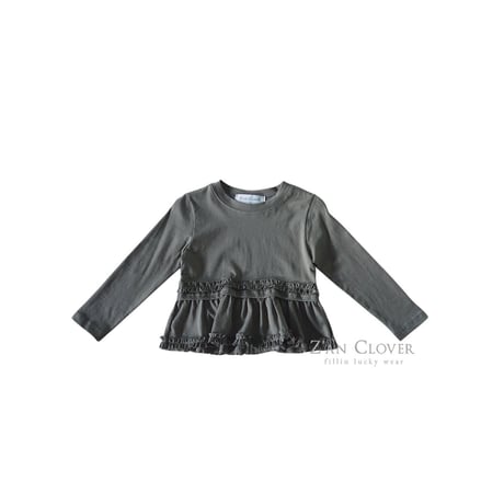 zanclover/46. loffle fril T-shirt 13-19