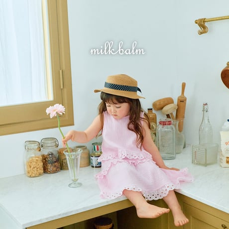 milkbalm/22. pure punching blouse XS-XL