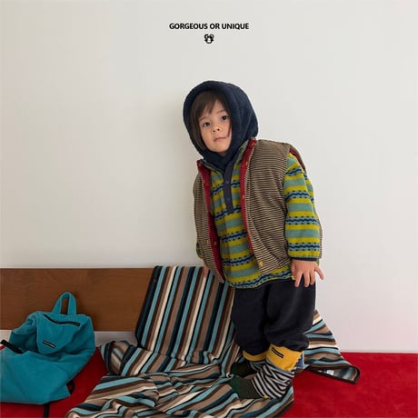 gou/108. both sides ) vest JS(8-9Y)-JL(10-11Y)