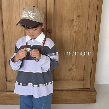 mamami/44. mood collar T-shirt XS-XL
