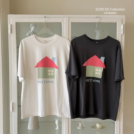 ninibello/130. adult ) sweet half t T-shirt FREE