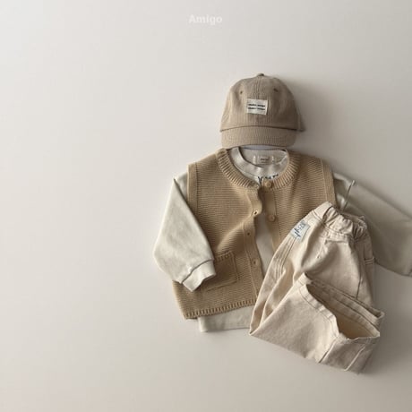 amigo/22. wide denim pants XS-XL