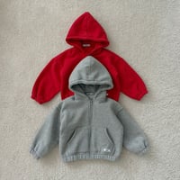 fromi/59. Banded Zip-Up Hoodie S-XL