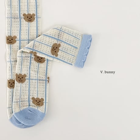 vbunny/29. cloud flower socks set FREE(32CM)